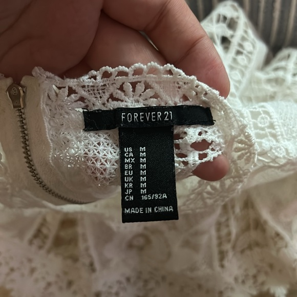 White Crochet Top - Picture 3 of 3